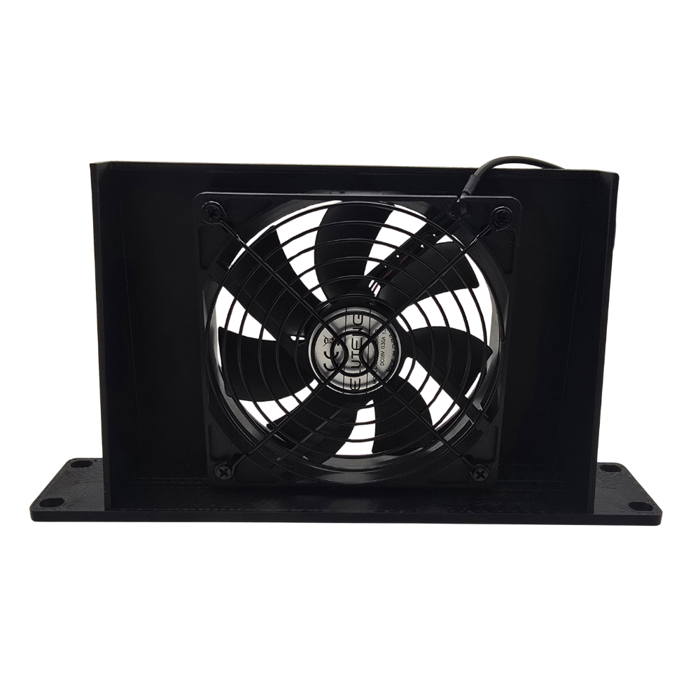1U 120mm USB Fan Shelf: Mini Rack Cooling for Cubi-Rack & Rackmate
