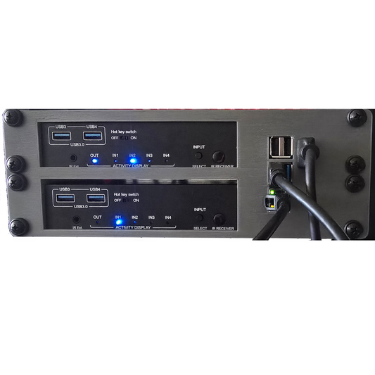 2U ip-KVM Shelf for 10" Mini Rack