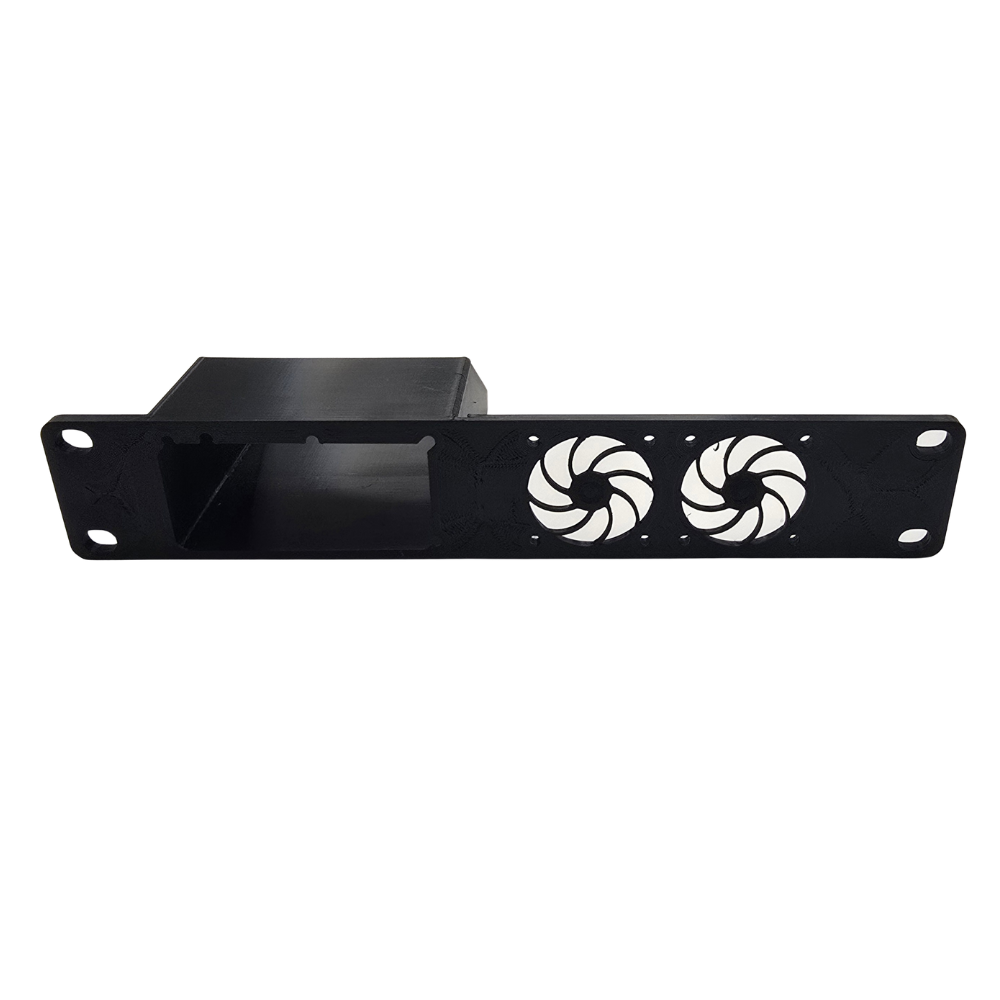 1U Pi-NAS Shelf for 10" Mini Rack – Fits Raspberry Pi 5 + 4x 2.5" SSDs – Radxa Penta SATA HAT Compatible