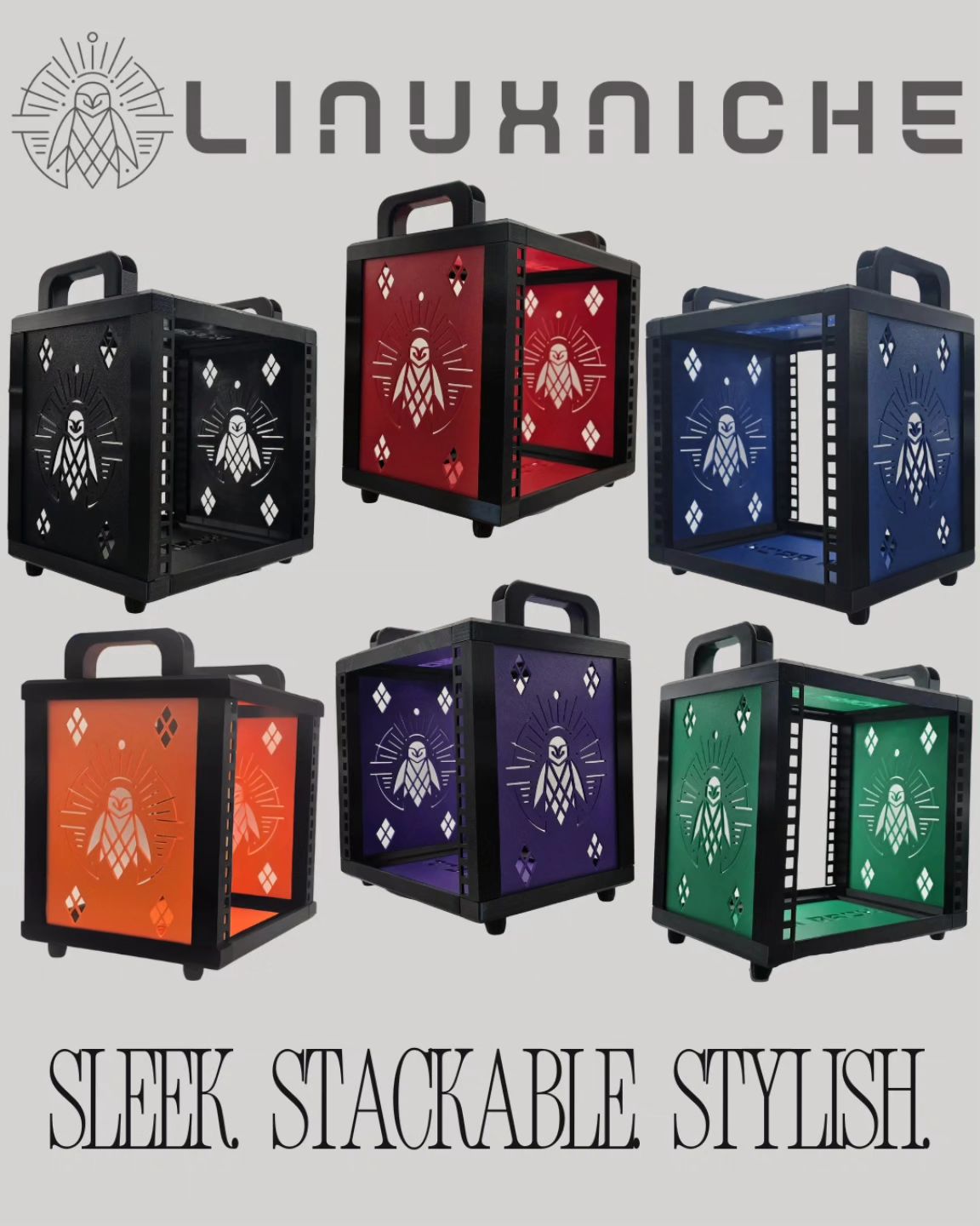 Cubi-Rack | Affordable 5U Stackable Mini (10 Inch) Server Rack for Homelab Enthusiasts