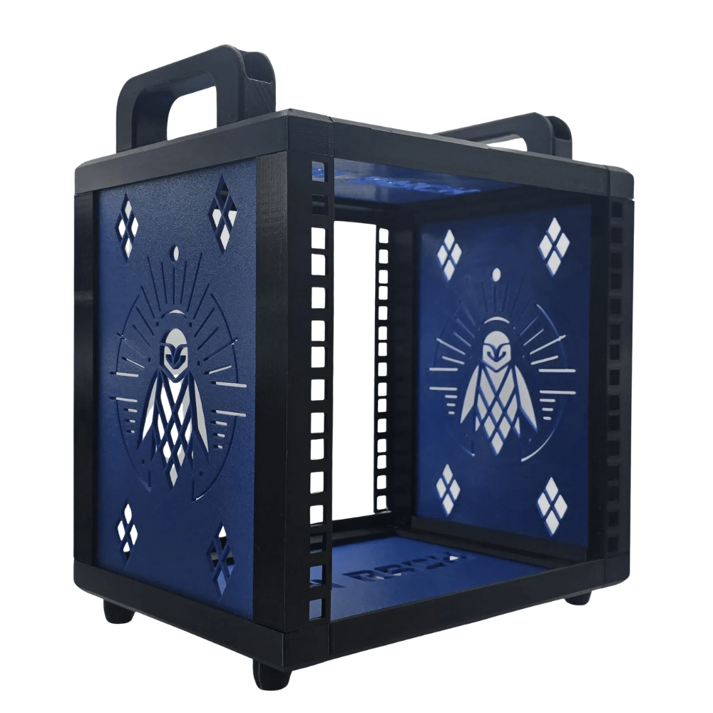 Cubi-Rack | Affordable 5U Stackable Mini (10 Inch) Server Rack for Homelab Enthusiasts