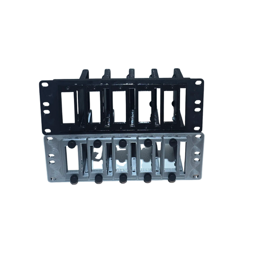 2U Raspberry Pi + 2.5" SSD Rack Mount for 10" Mini Racks