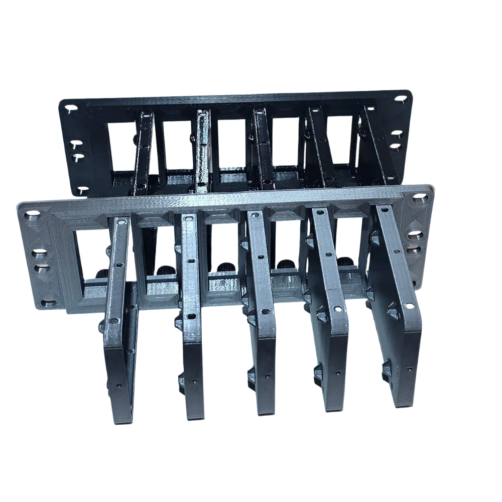 2U Raspberry Pi + 2.5" SSD Rack Mount for 10" Mini Racks