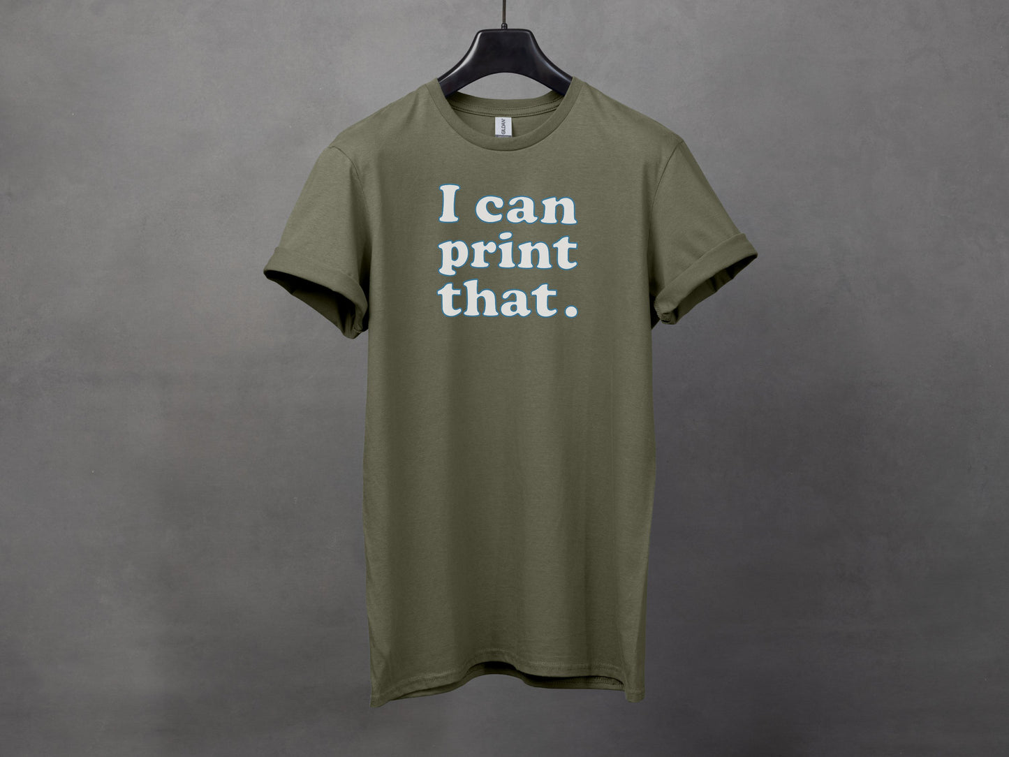 I can print that custom graphic t-shirt product