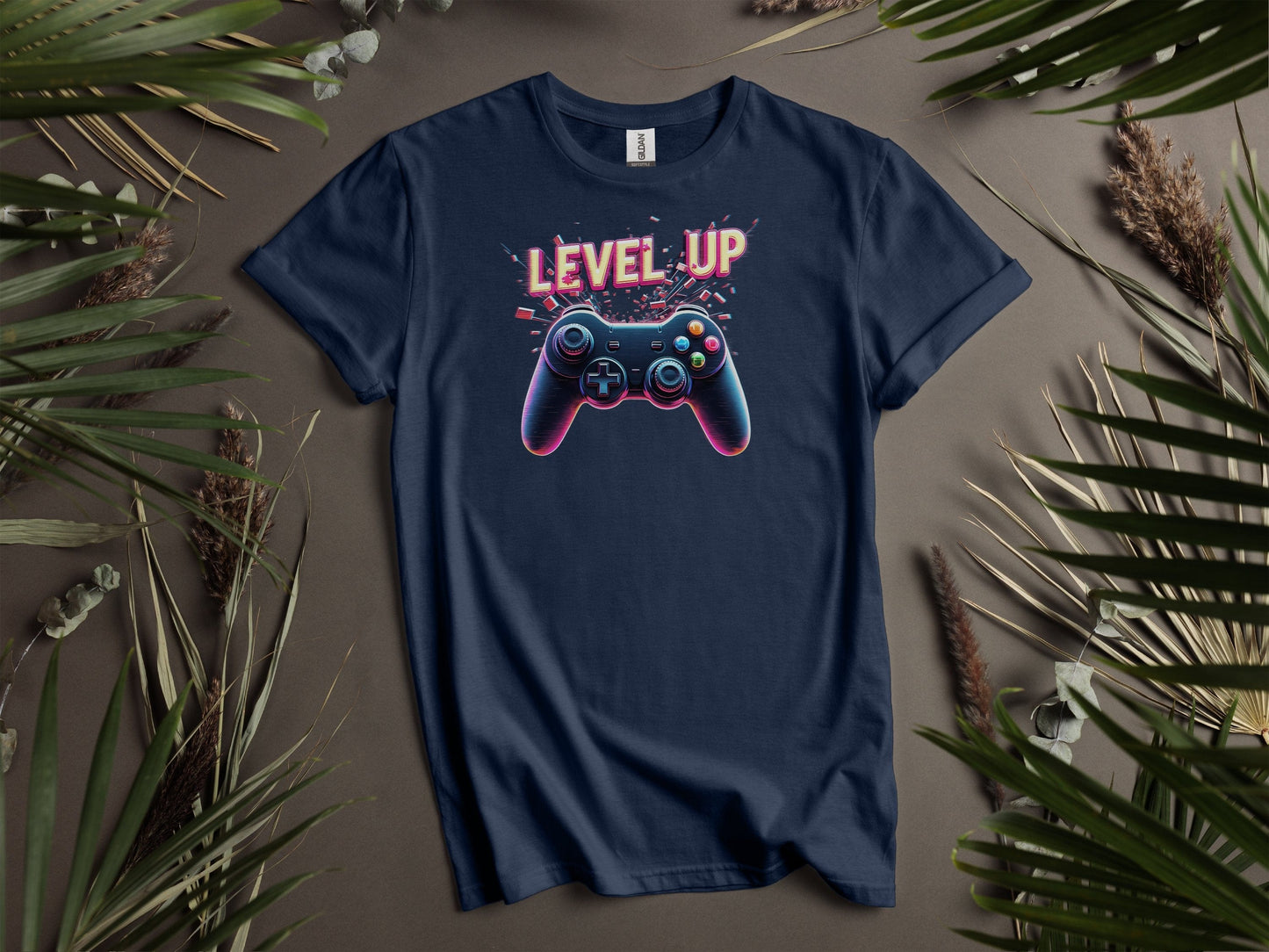 Stylish LEVEL UP Gamer Graphic T-Shirts