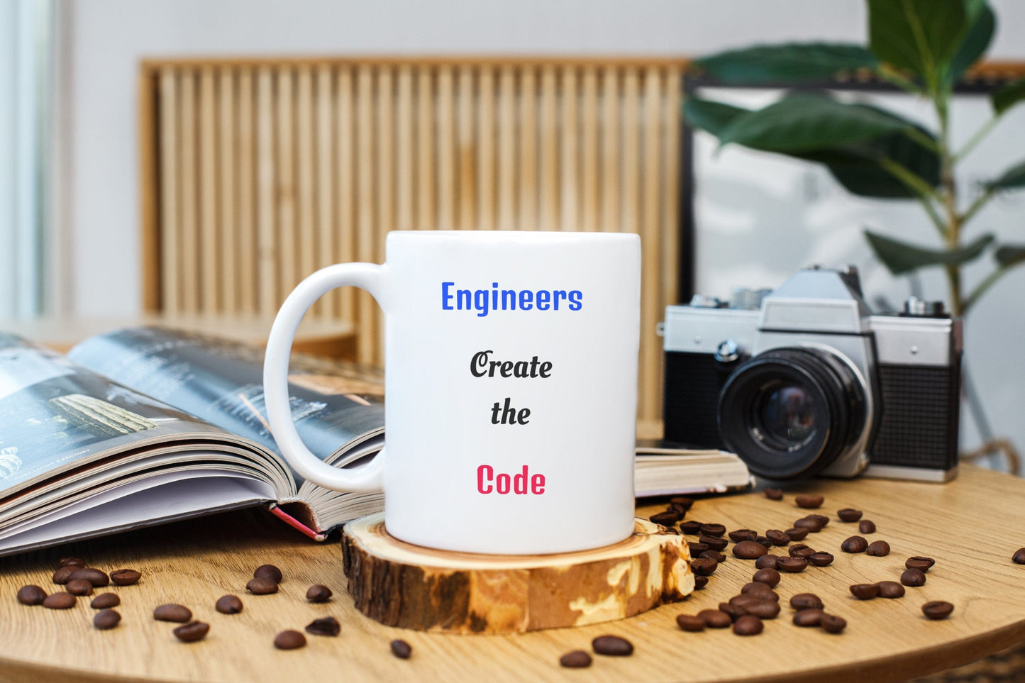 Engineers Create the Code, Teachers Engineer the Future Teacher Appreciation Mug