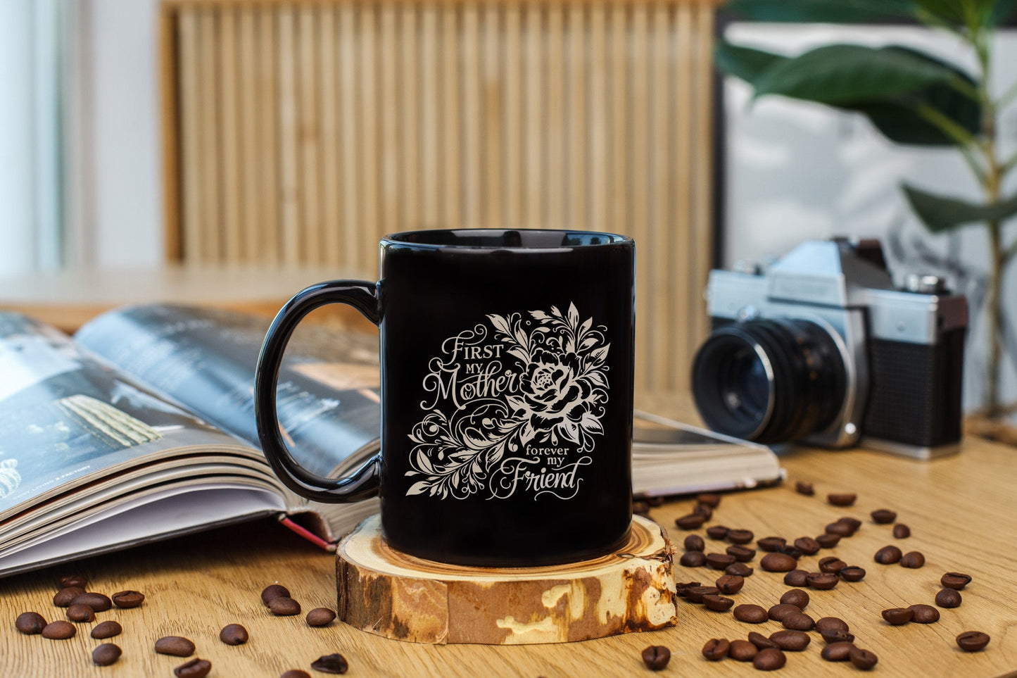 First My Mother, Forever My Friend Beautiful Ceramic Coffee Mug