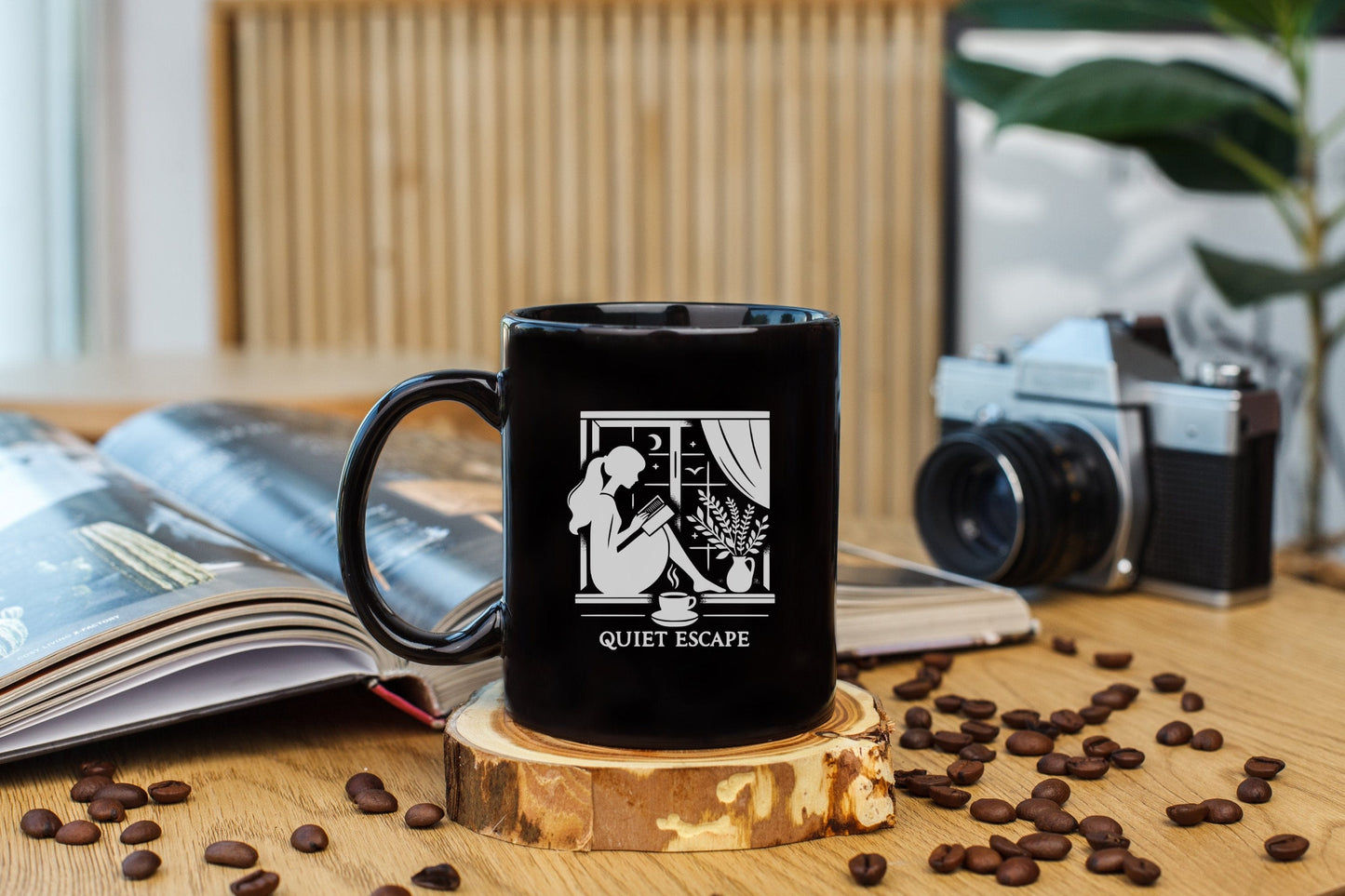 Quiet Escape Peaceful Ceramic Coffee Mug