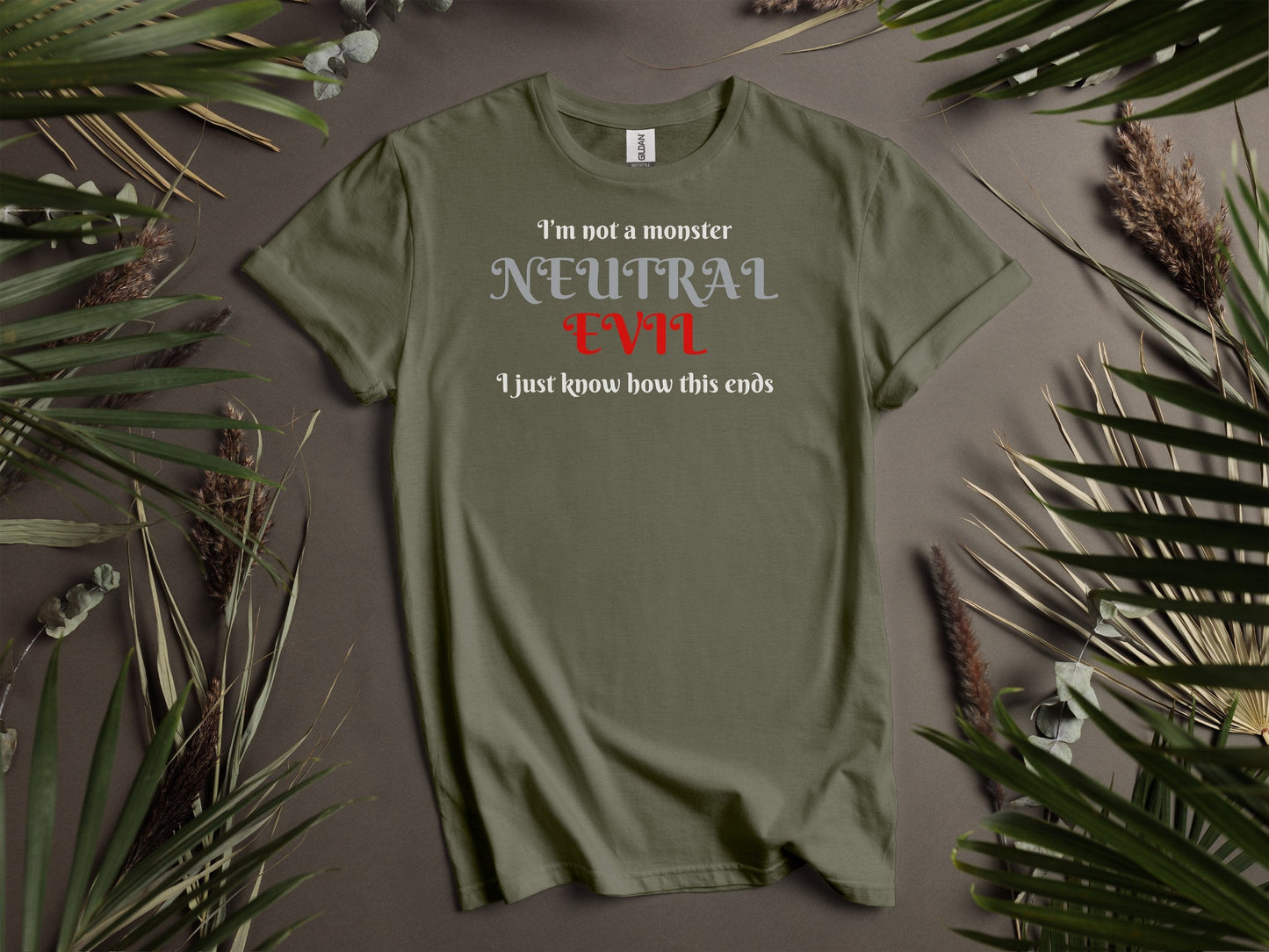 Neutral Evil, I'm Not a Monster T-Shirt