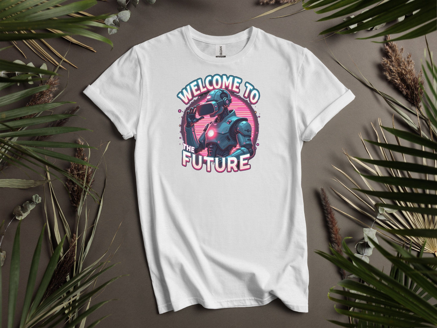 Futuristic Robot Design Welcome to the Future T-Shirts