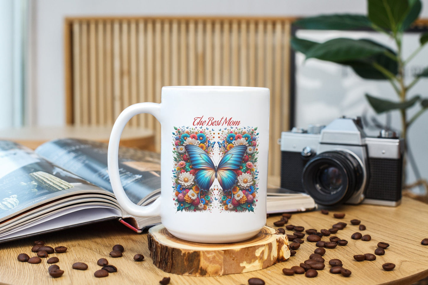 The Best Mom Beautiful Ceramic Coffee Mug