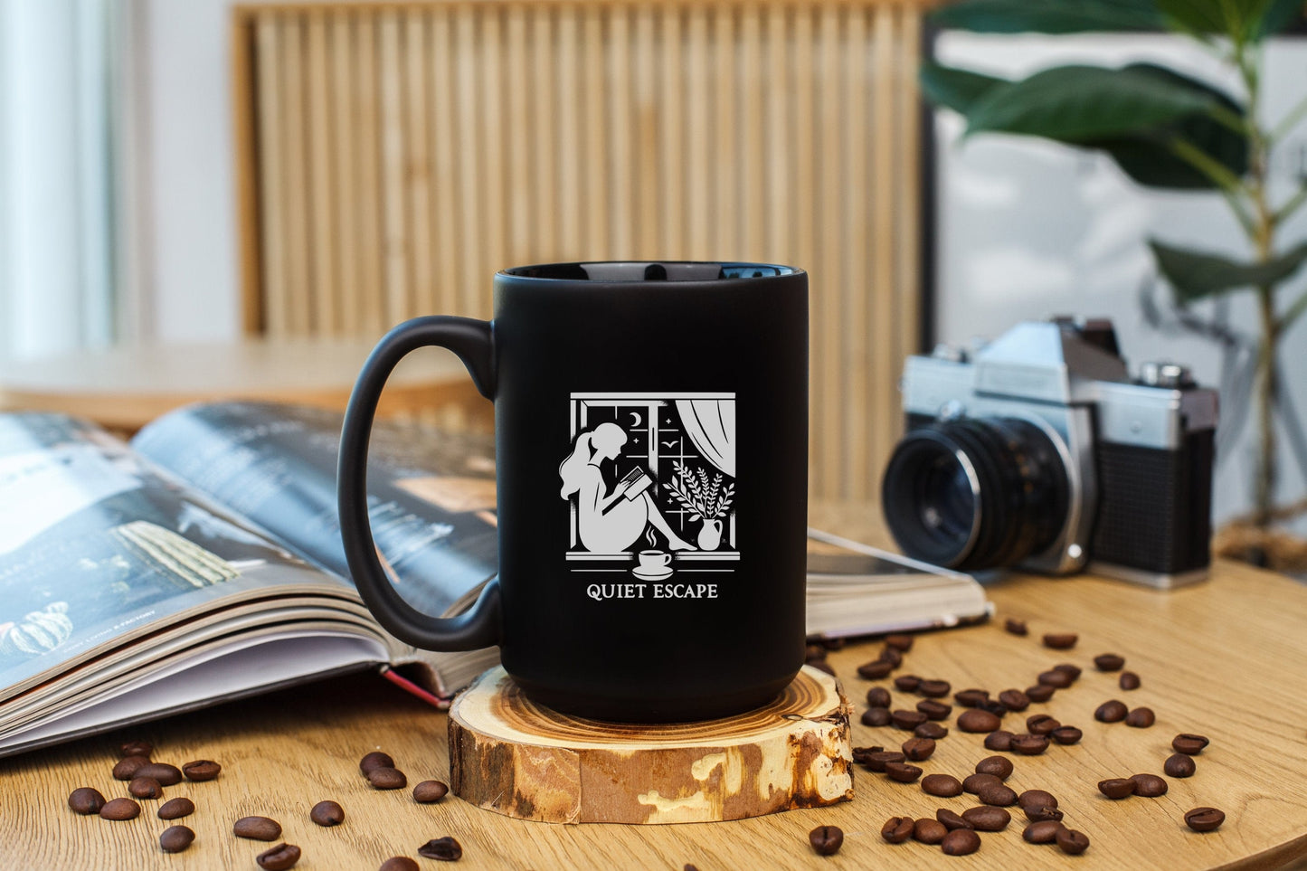 Quiet Escape Peaceful Ceramic Coffee Mug
