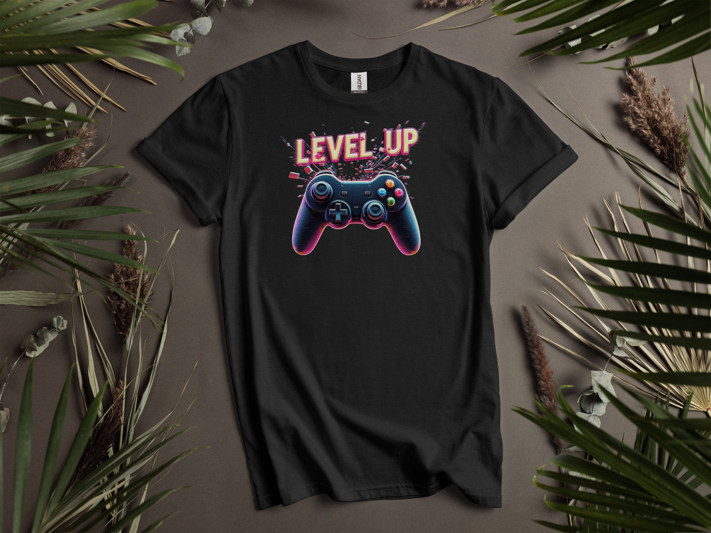 Stylish LEVEL UP Gamer Graphic T-Shirts