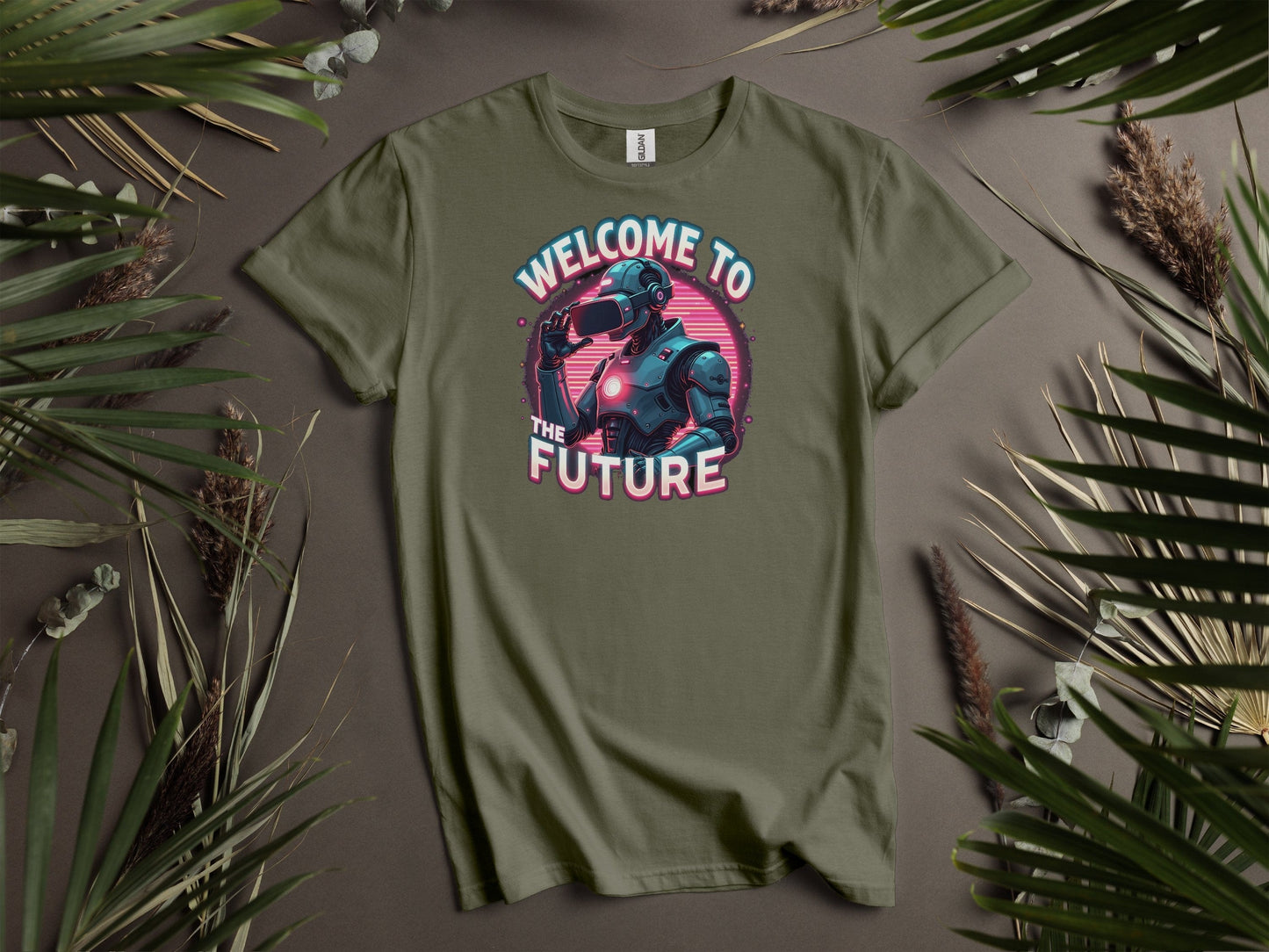 Futuristic Robot Design Welcome to the Future T-Shirts