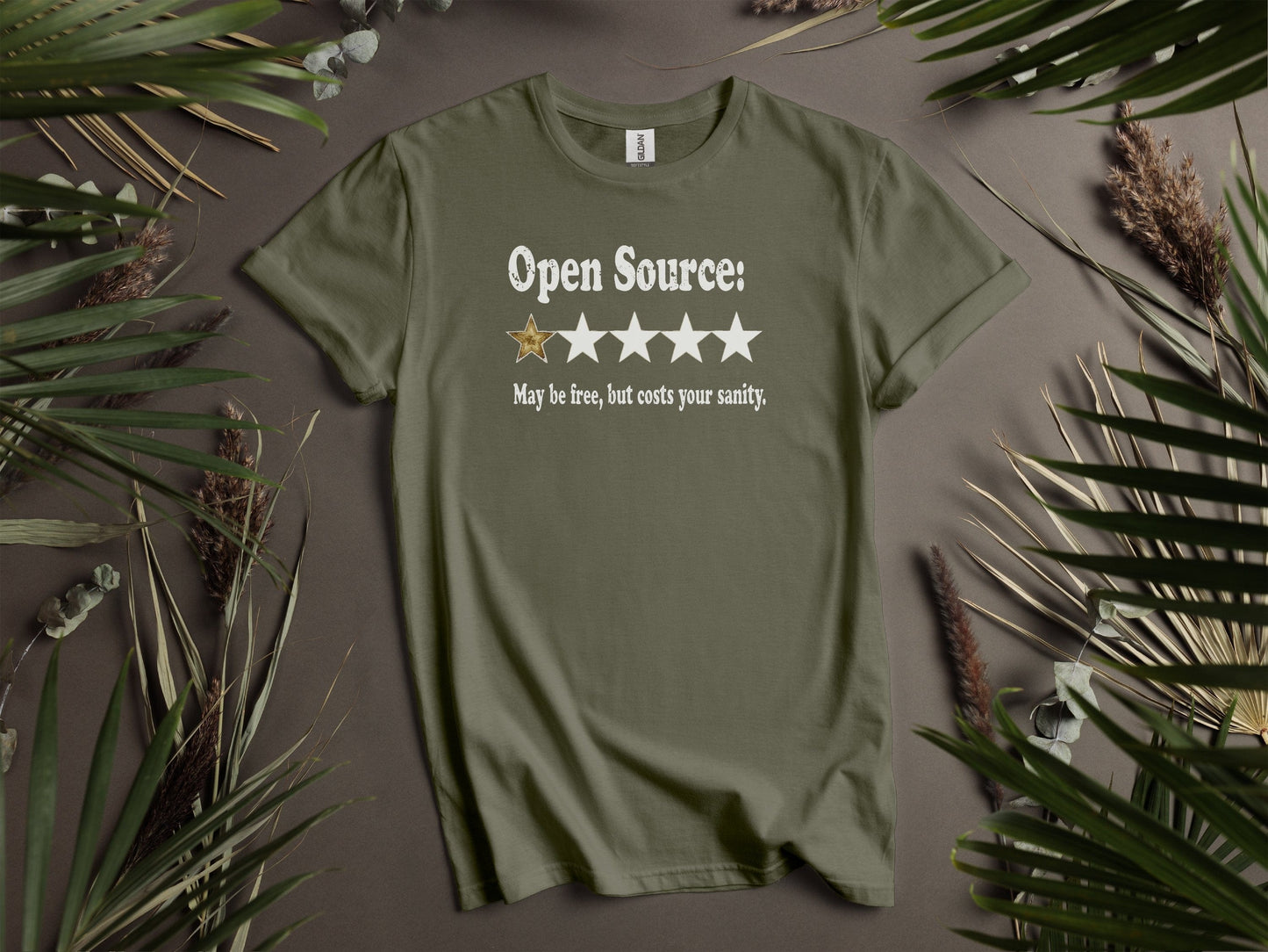 Open Source Funny Review May Be Free, But Costs Sanity T-Shirt