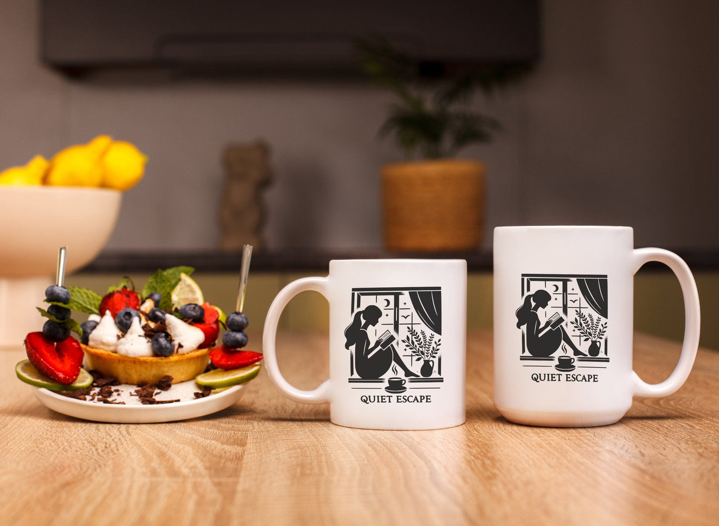 Quiet Escape Peaceful Ceramic Coffee Mug