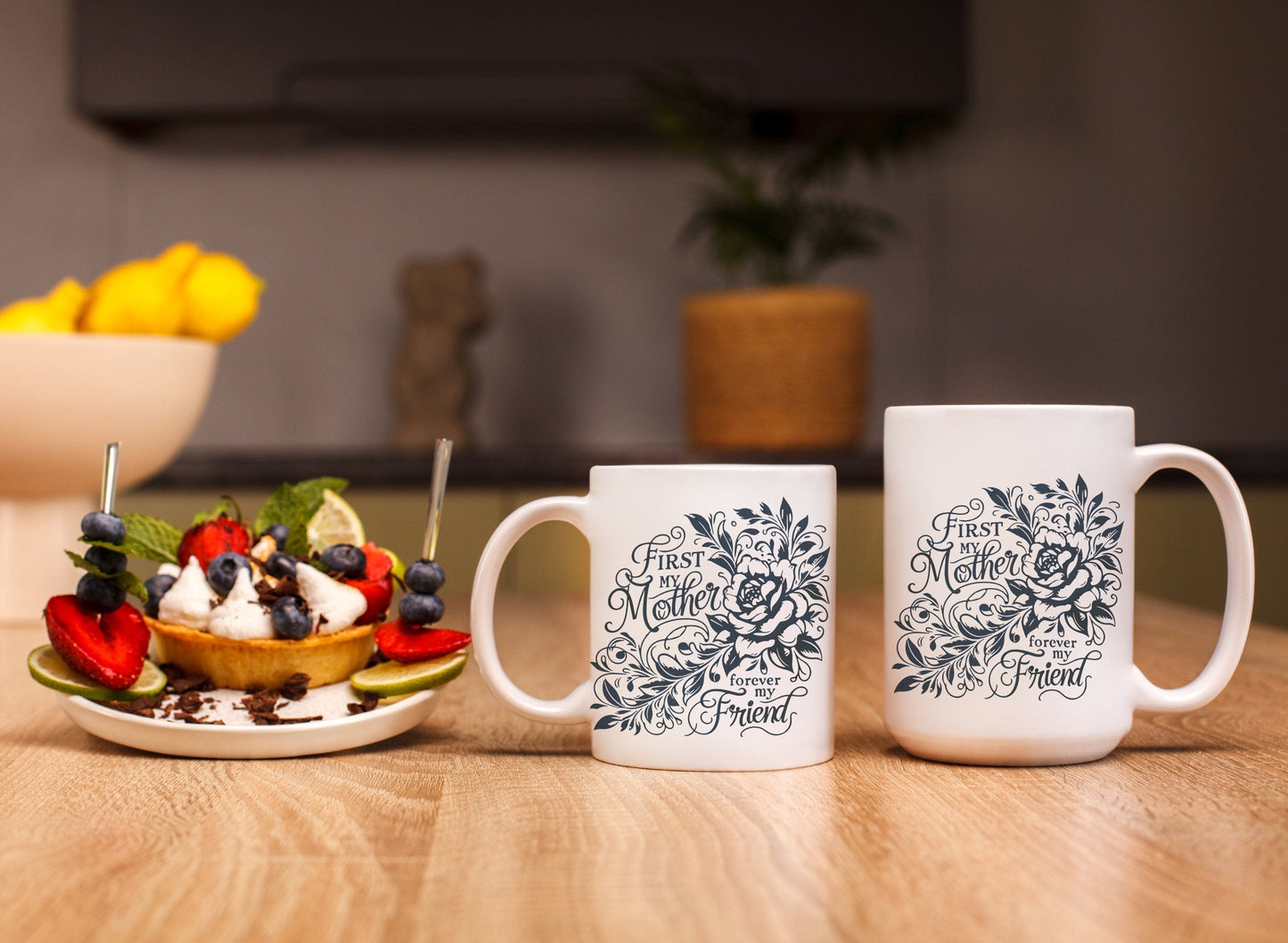 First My Mother, Forever My Friend Beautiful Ceramic Coffee Mug