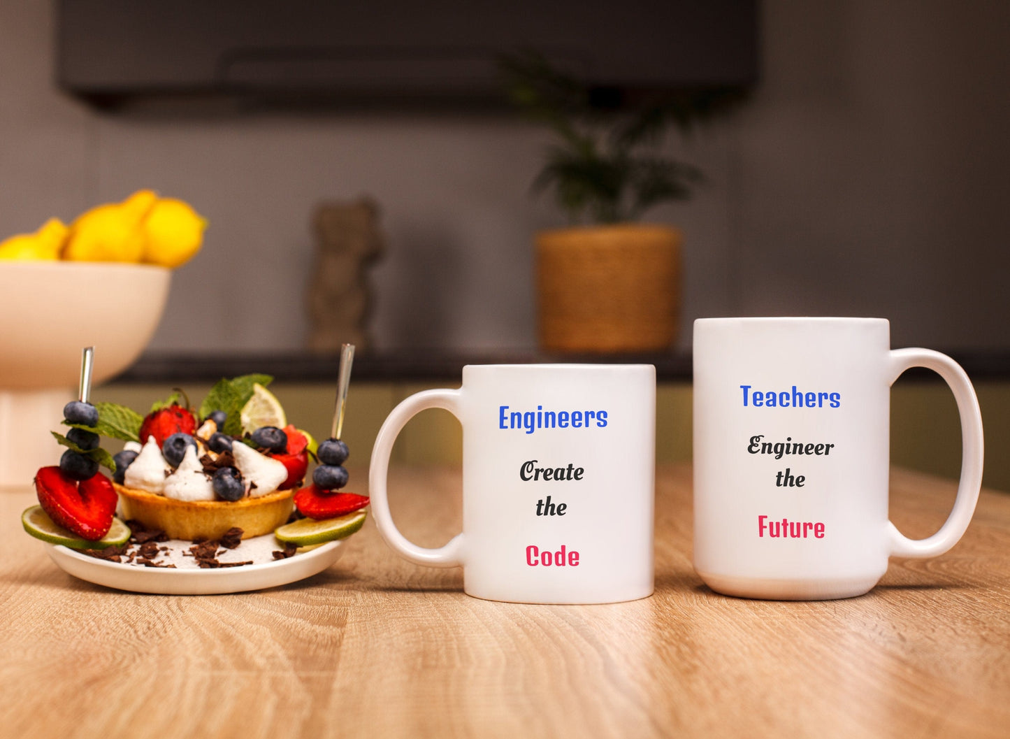 Engineers Create the Code, Teachers Engineer the Future Teacher Appreciation Mug
