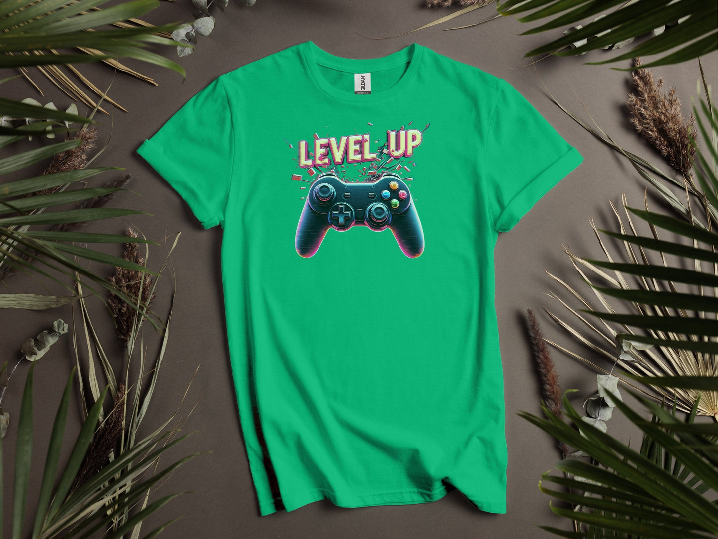 Stylish LEVEL UP Gamer Graphic T-Shirts