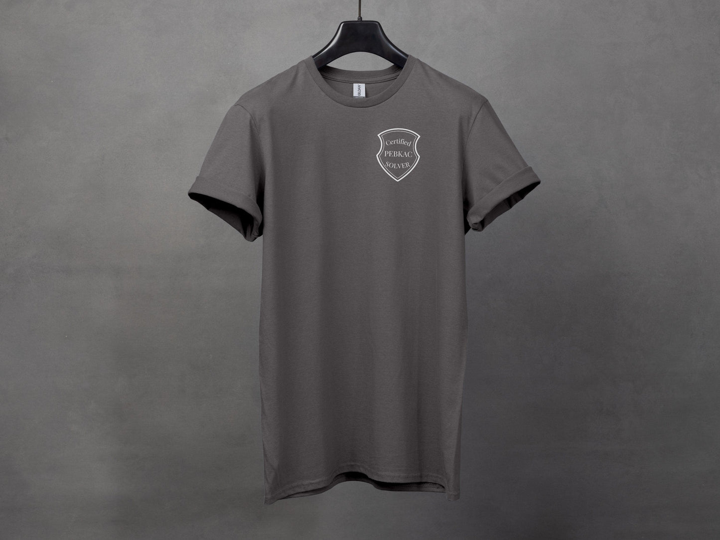 Certified PEBKAC Solver Badge T-Shirt