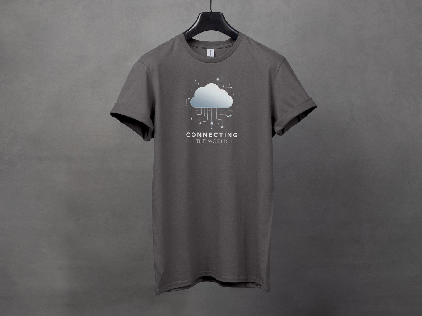 Connecting The World Cloud Design T-Shirts