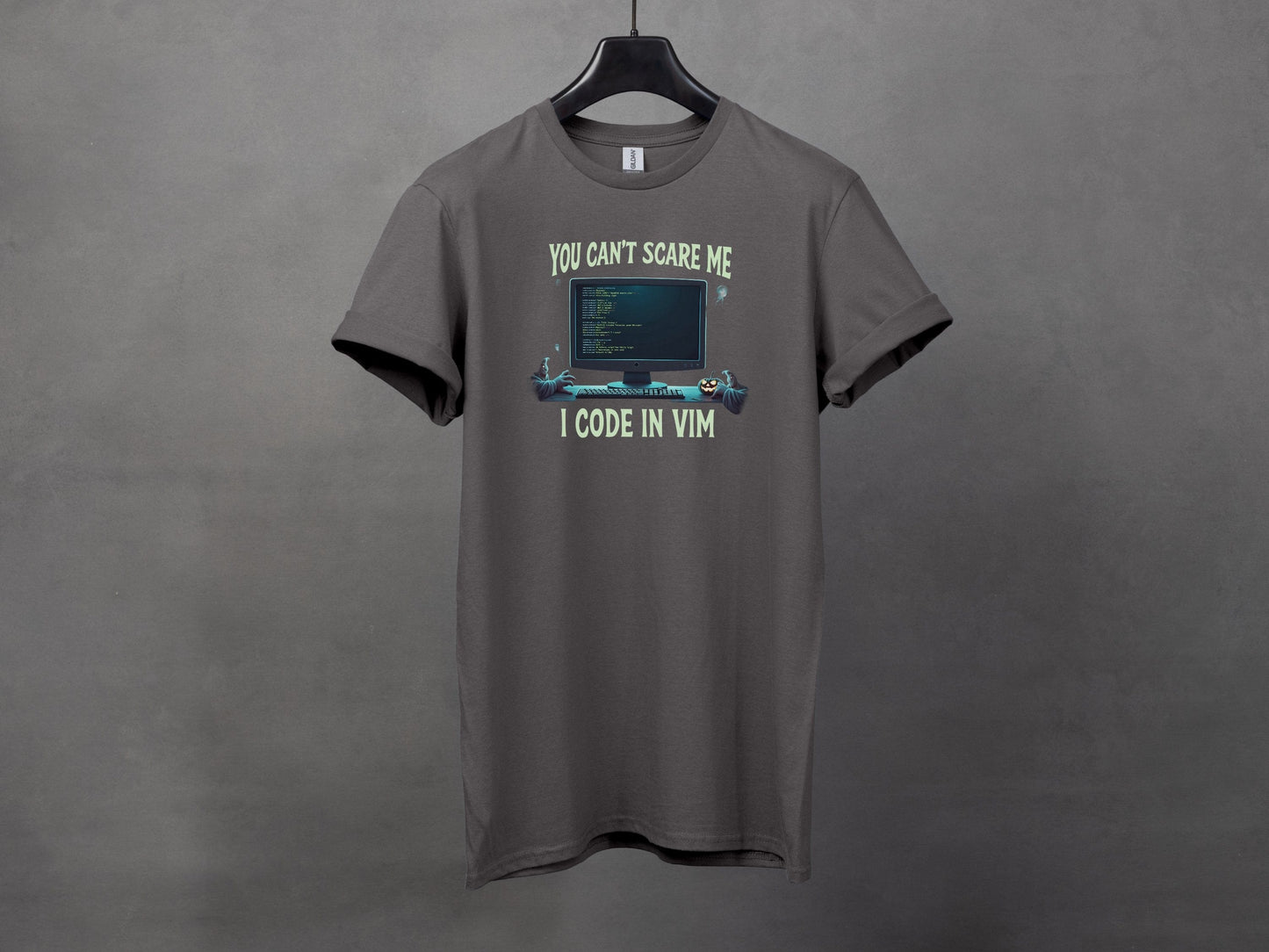 You Can't Scare Me I Code in VIM T-Shirts