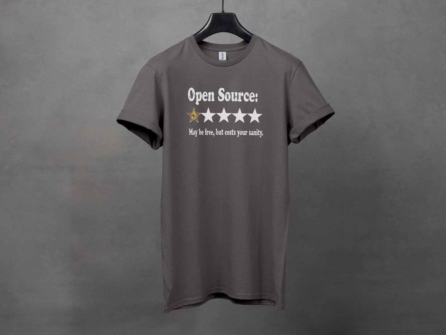 Open Source Funny Review May Be Free, But Costs Sanity T-Shirt