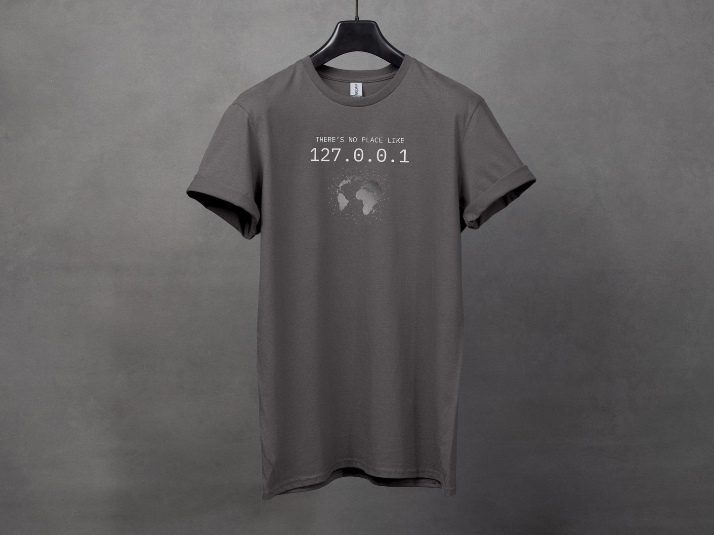 THERE'S NO PLACE LIKE 127.0.0.1 Printed T-Shirts