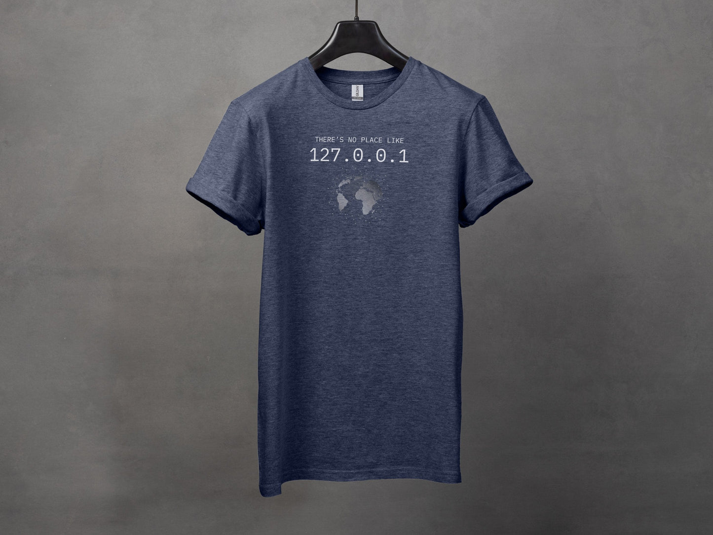 THERE'S NO PLACE LIKE 127.0.0.1 Printed T-Shirts