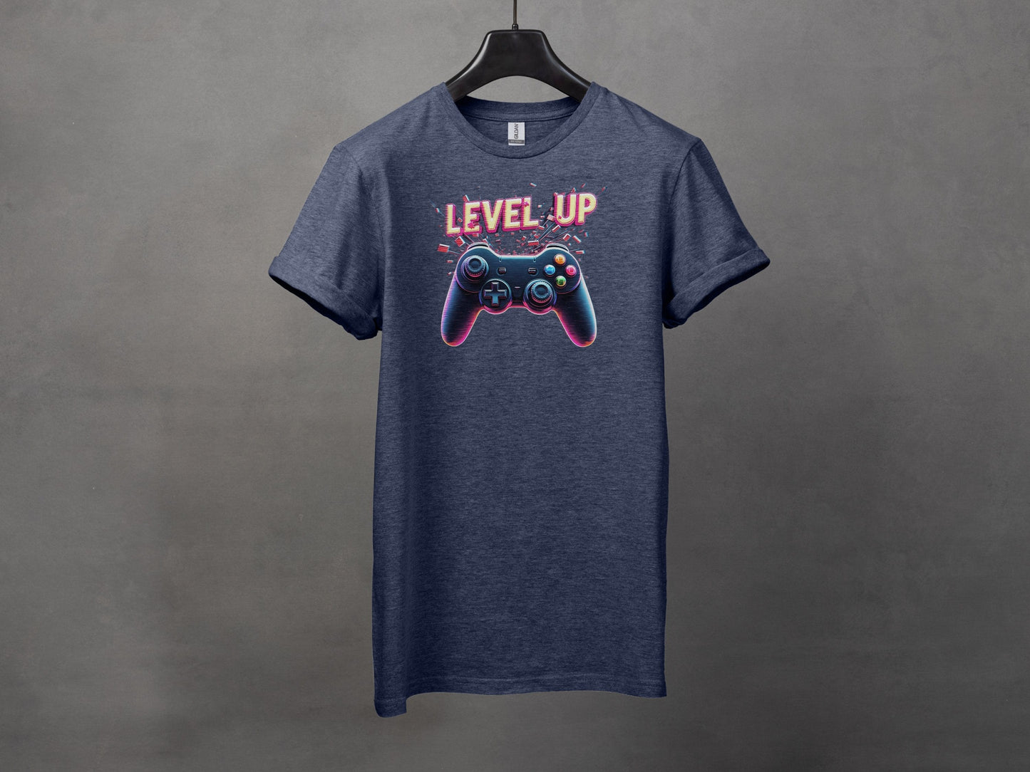 Stylish LEVEL UP Gamer Graphic T-Shirts
