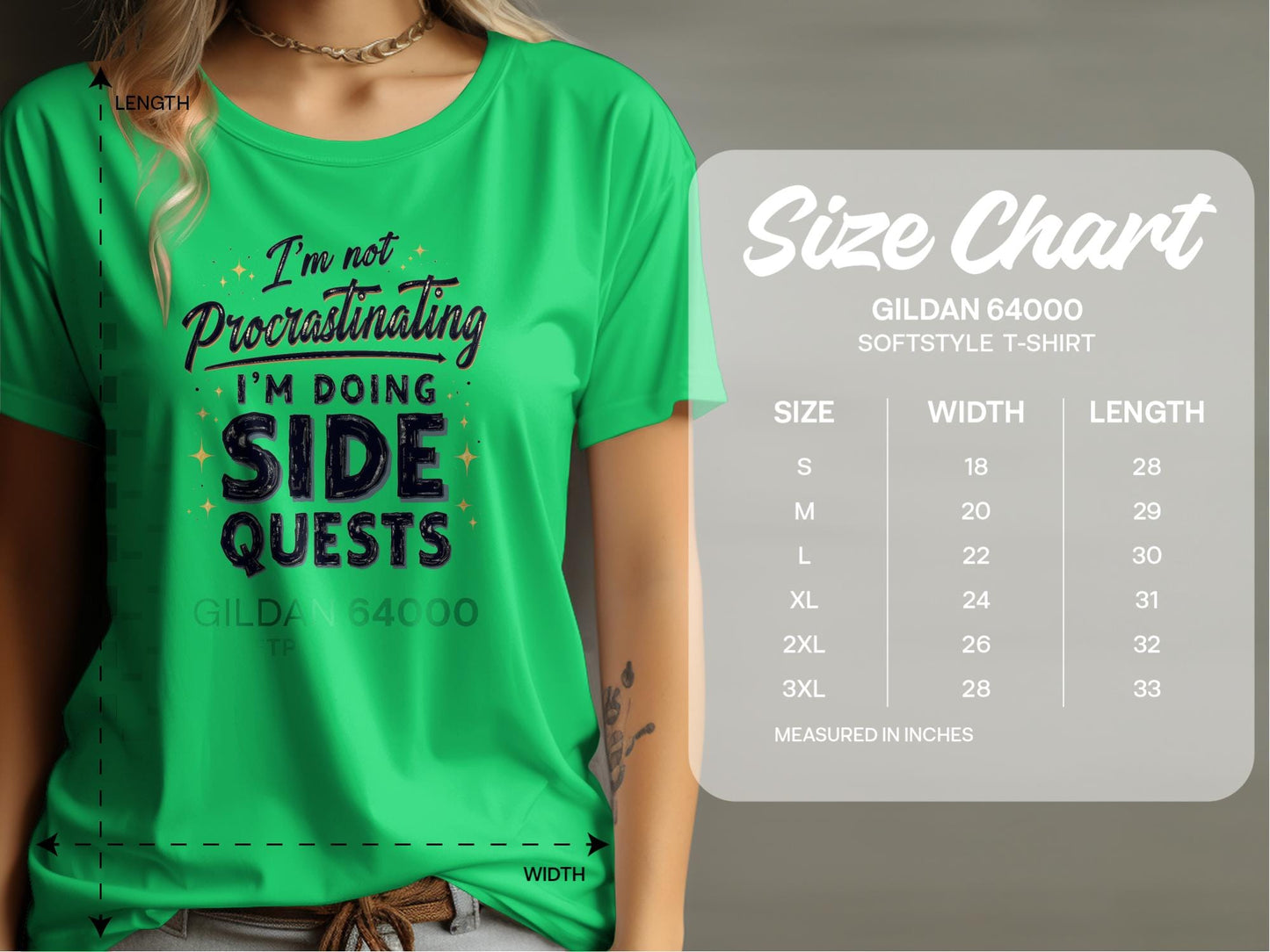I'm Doing Side Quests Graphic Design T-Shirts