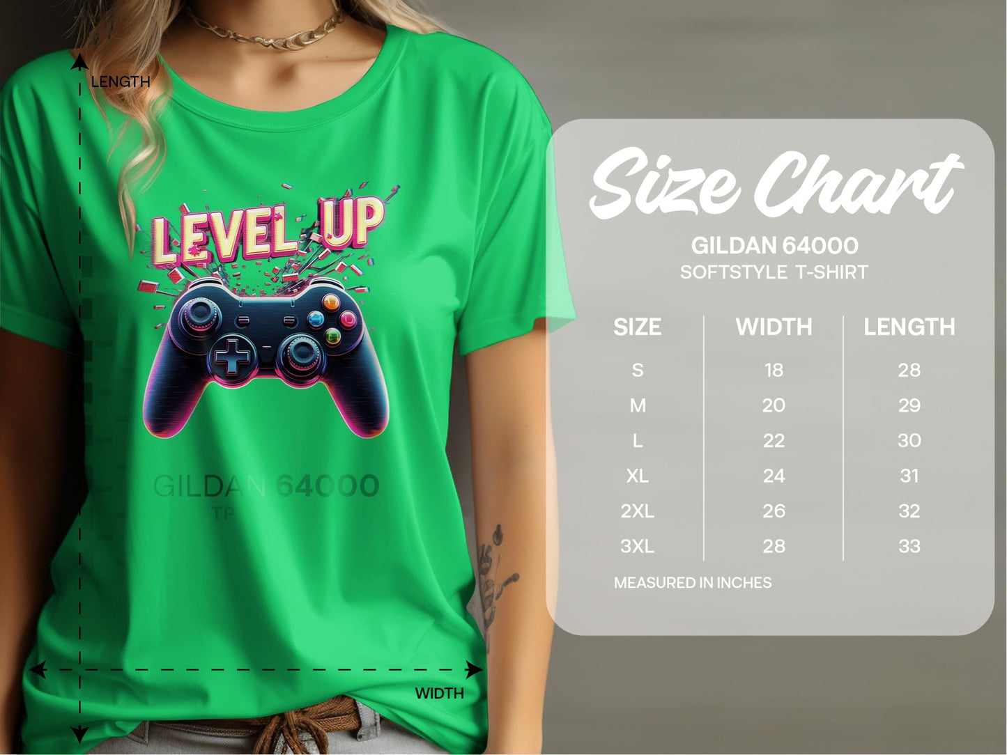 Stylish LEVEL UP Gamer Graphic T-Shirts