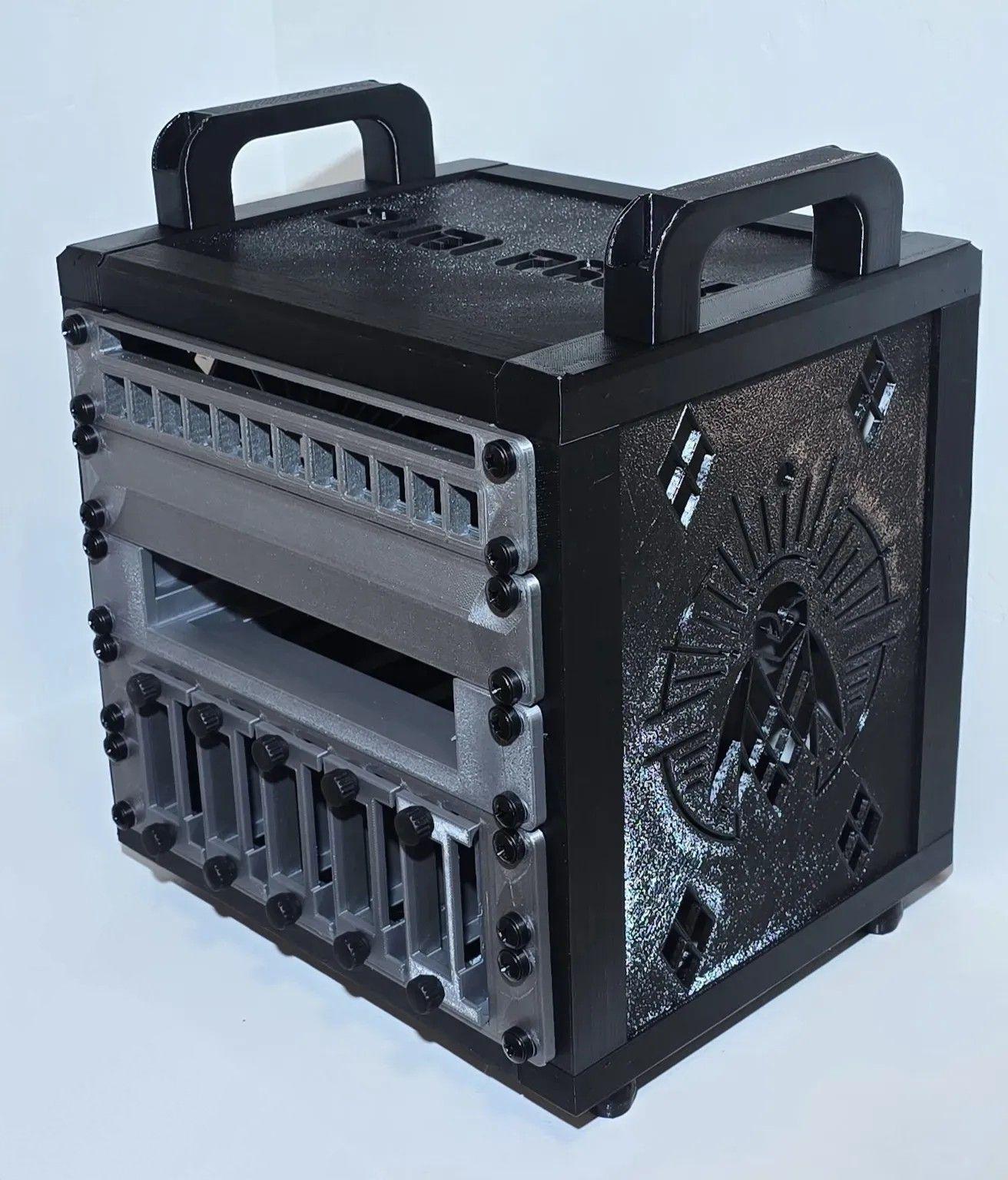 12-Port Keystone Patch Panel for 10" Mini Racks – 1U – Cubi-Rack, Rackmate Compatible
