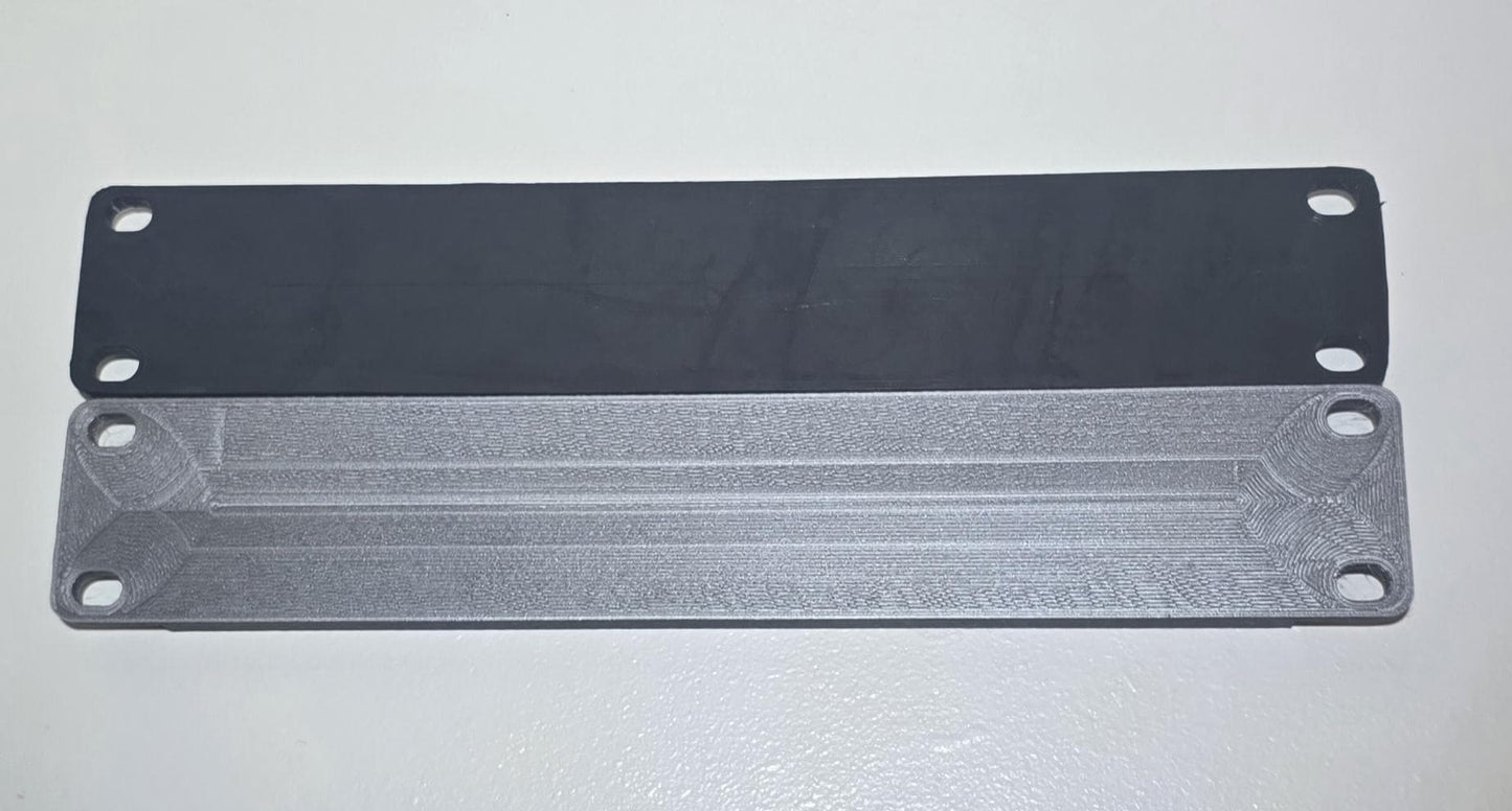 1U Blank Panel for 10" Mini Rack