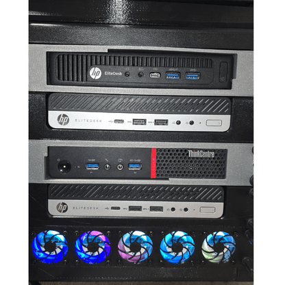Cubi-Rack | Affordable 5U Stackable Mini (10 Inch) Server Rack for Homelab Enthusiasts