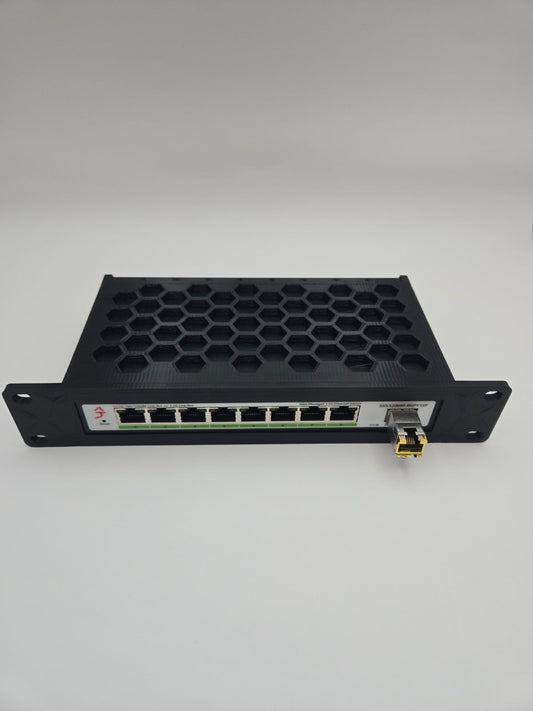 1U Xikestor SKS3200M-8GPY1XF Shelf for 10” Mini Racks
