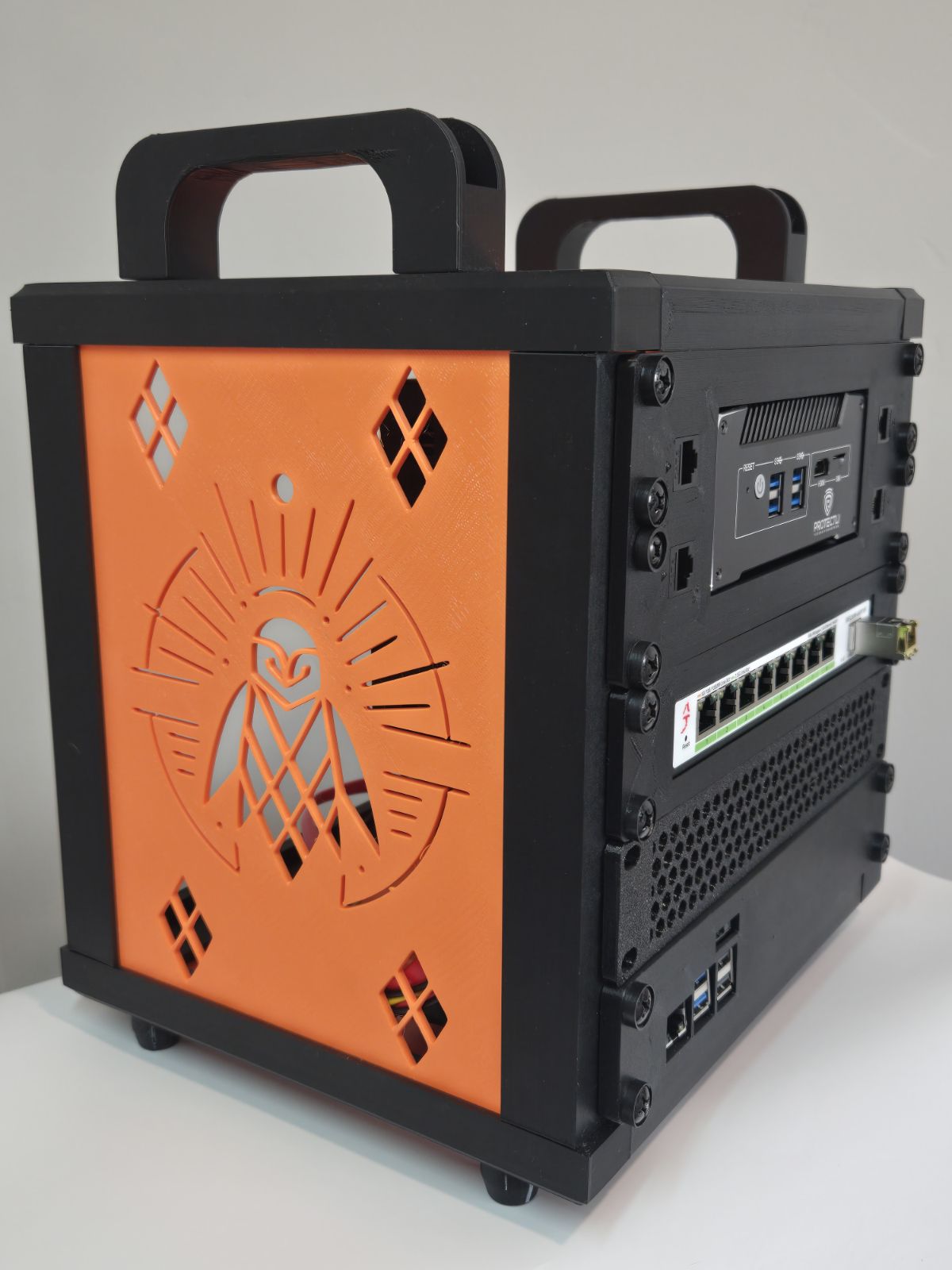 Cubi-Rack | Affordable 5U Stackable Mini (10 Inch) Server Rack for Homelab Enthusiasts