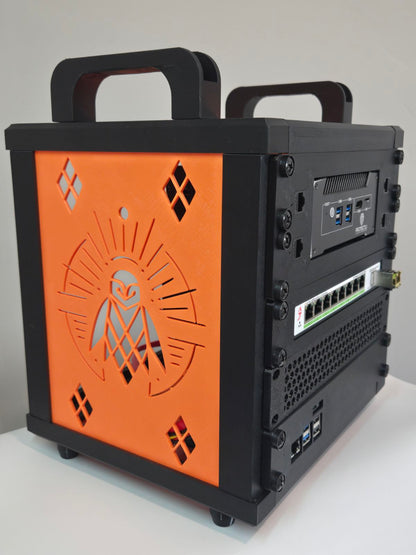 Cubi-Rack | Affordable 5U Stackable Mini (10 Inch) Server Rack for Homelab Enthusiasts