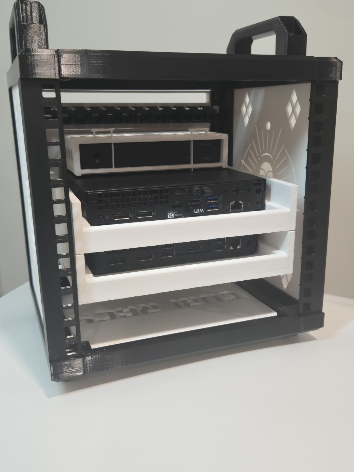 Cubi-Rack | Affordable 5U Stackable Mini (10 Inch) Server Rack for Homelab Enthusiasts