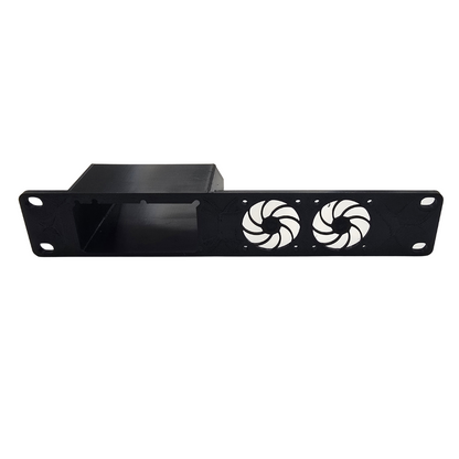 1U Pi-NAS Shelf for 10" Mini Rack – Fits Raspberry Pi 5 + 4x 2.5" SSDs – Radxa Penta SATA HAT Compatible