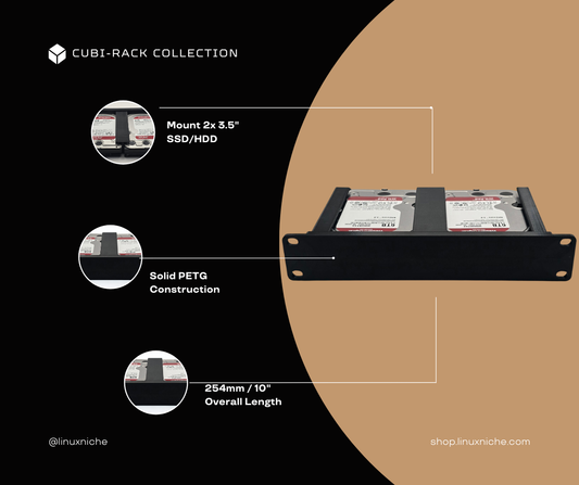 1U Shelf for 3.5" Hard Drives