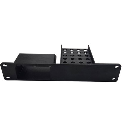 1U Pi-NAS Shelf for 10" Mini Rack – Fits Raspberry Pi 5 + 4x 2.5" SSDs – Radxa Penta SATA HAT Compatible