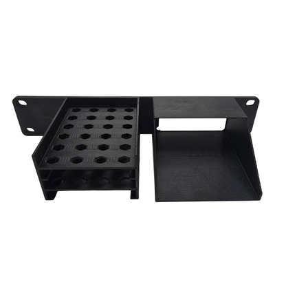 1U Pi-NAS Shelf for 10" Mini Rack – Fits Raspberry Pi 5 + 4x 2.5" SSDs – Radxa Penta SATA HAT Compatible
