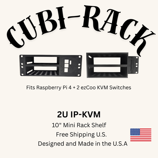 2U ip-KVM Shelf for 10" Mini Rack