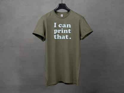 I can print that custom graphic t-shirt product