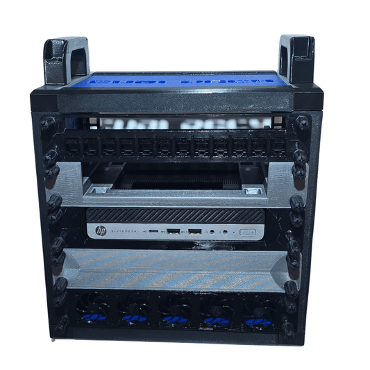 Cubi-Rack | Affordable 5U Stackable Mini (10 Inch) Server Rack for Homelab Enthusiasts
