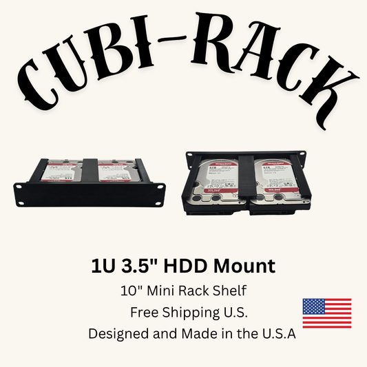 1U Shelf for 3.5" Hard Drives