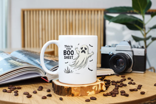 This Is Some Boo Sheet Ghost Halloween Mug