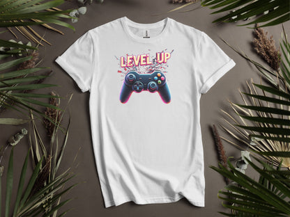 Stylish LEVEL UP Gamer Graphic T-Shirts