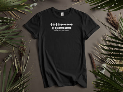 Life's Better With Friends - Retro Gaming Edition T-Shirt
